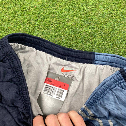 90s Nike Nylon Sprinter Shorts Blue Large - Vintage Box