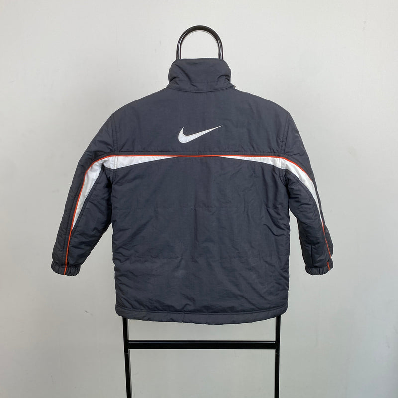 Vintage Nike Reversible Puffer Jacket Grey XS