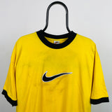 Vintage Nike T-Shirt Yellow XXL