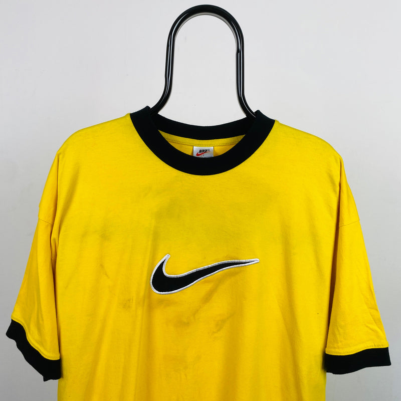 Vintage Nike T-Shirt Yellow XXL