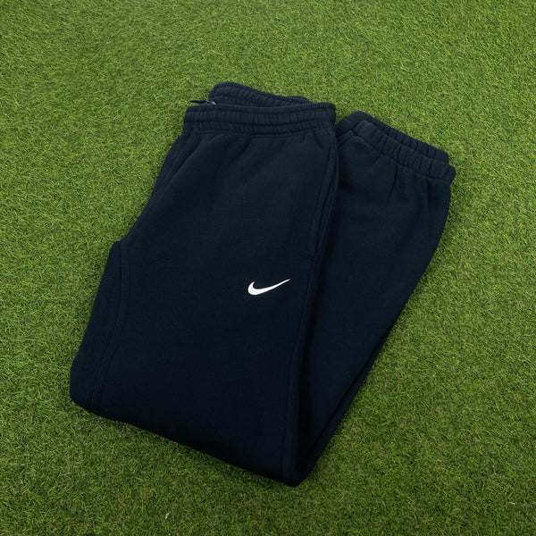 Vintage Nike Cotton Joggers Blue Small