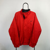 Vintage Nike Golf Waterproof Coat Jacket Red XL