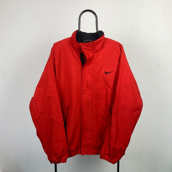 Vintage Nike Golf Waterproof Coat Jacket Red XL