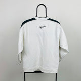 Retro Reebok Sweatshirt White Small