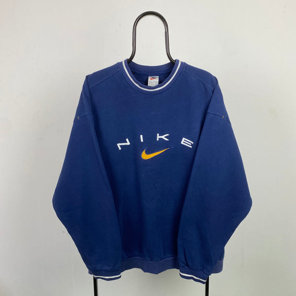 Vintage Nike Sweatshirt Blue XL