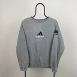 Vintage Adidas Equipment Sweatshirt Grey Large