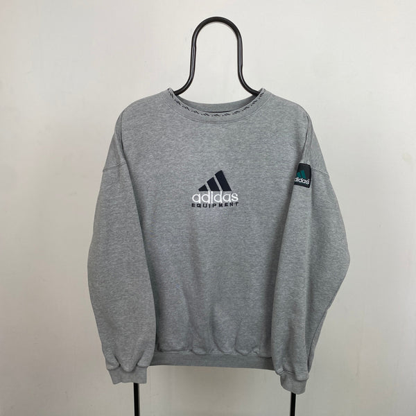 Vintage Adidas Equipment Sweatshirt Grey Large