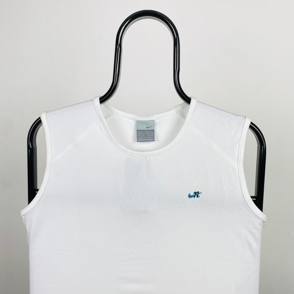 Vintage Nike Gym Vest T-Shirt White Large