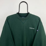 Retro Reebok Sweatshirt Forest Green Medium