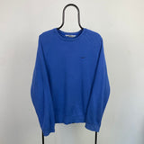 Vintage Nike Sweatshirt Blue Large