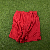 Vintage Nike Nylon Shorts Red Small