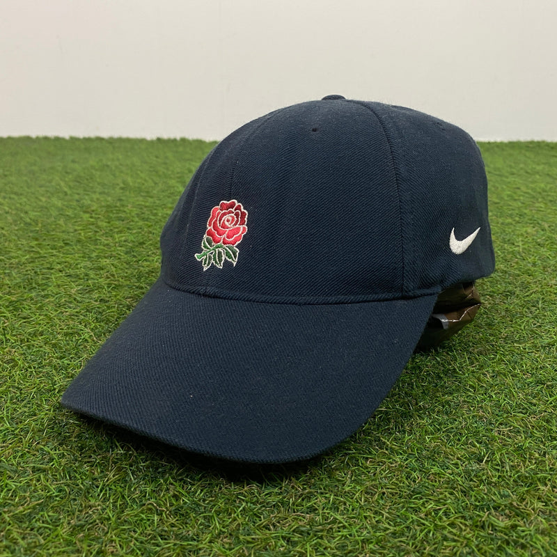 Vintage Nike England Rugby Hat Blue