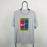 Vintage Nike Challenge Court T-Shirt Grey XL