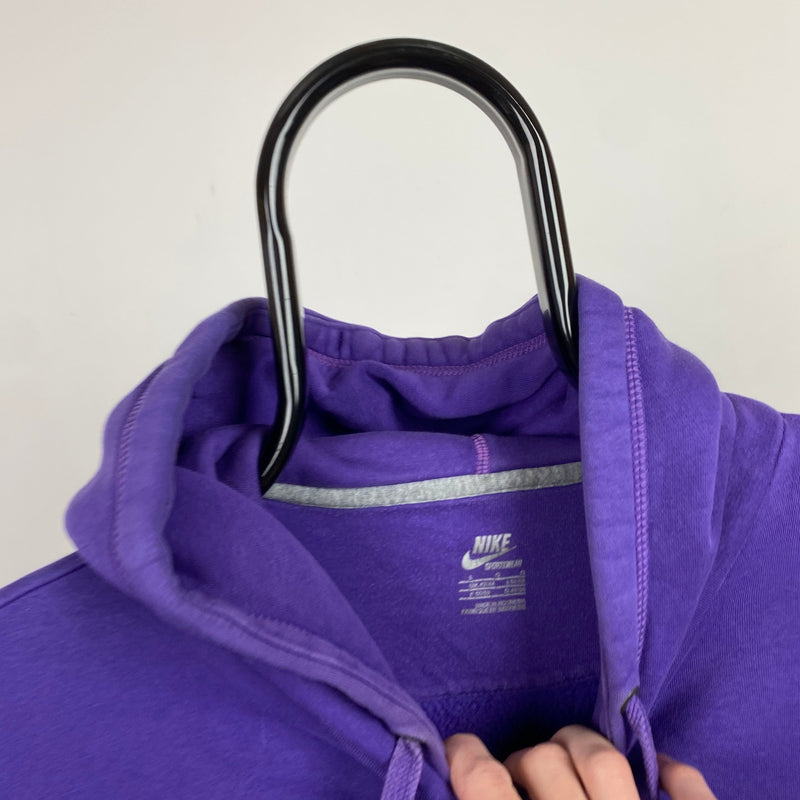 Vintage Nike Hoodie Purple Large