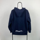 Vintage Nike Air Max Zip Hoodie Blue Medium