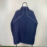 Vintage Nike Piping Puffer Coat Jacket Blue XL