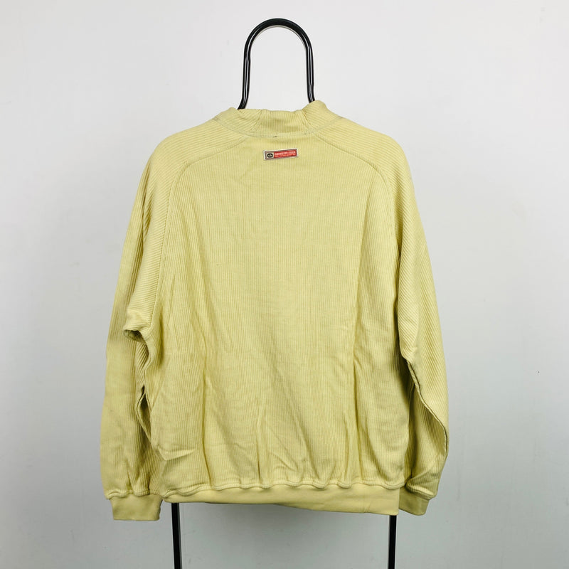 Vintage Nike Sweatshirt Yellow Medium