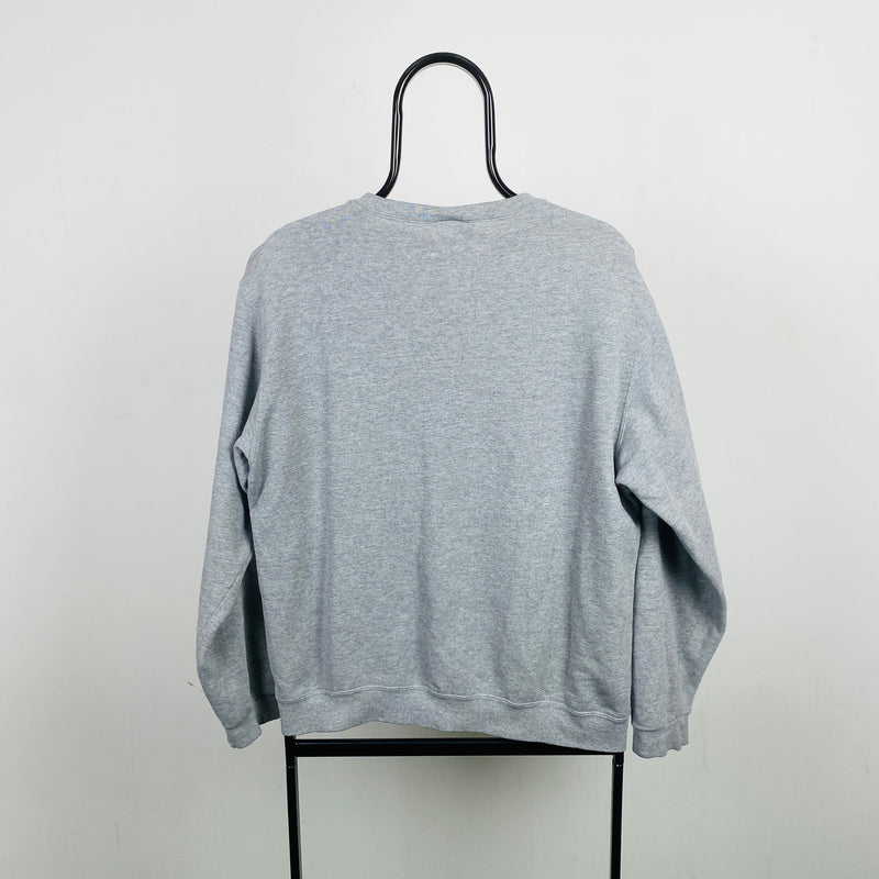 Vintage Nike Sweatshirt Grey Medium