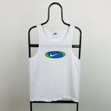 Vintage Nike Vest T-Shirt White Small