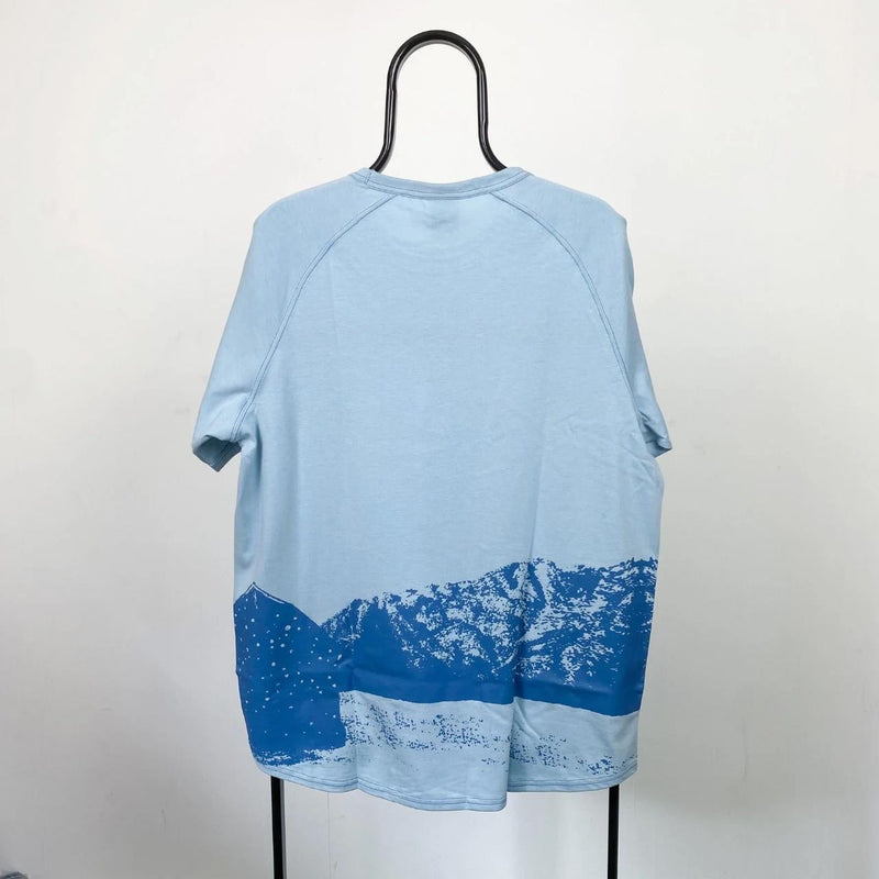 Vintage Nike ACG Mountain T-Shirt Blue Large