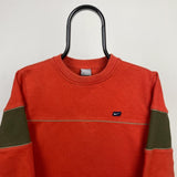 Vintage Nike Sweatshirt Orange XS