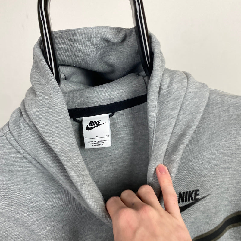 Vintage Nike Tech Fleece Hoodie Grey Small