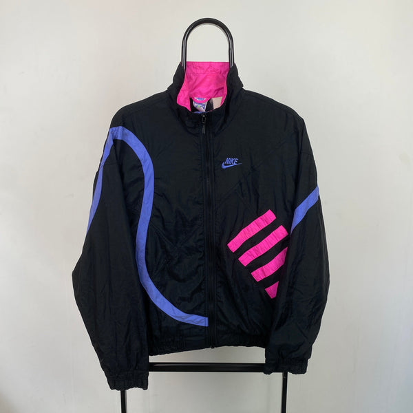 Vintage Nike Challenge Court Windbreaker Jacket Black Medium