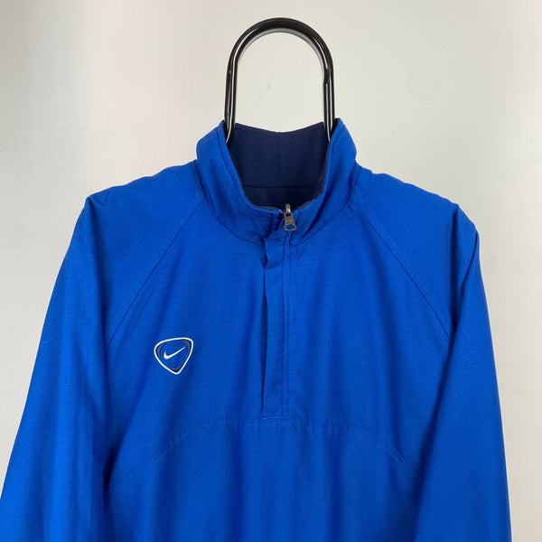 Vintage Nike Reversible Windbreaker Jacket Blue Medium