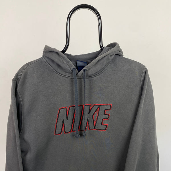 Vintage Nike Hoodie Grey Small