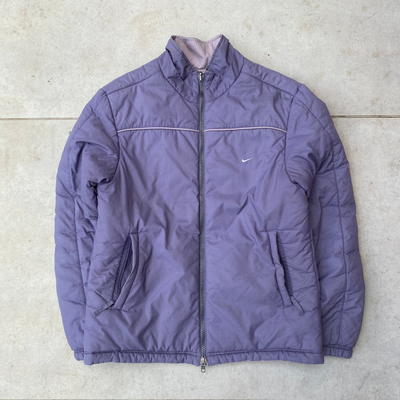 Vintage Nike Reversible Puffer Jacket Purple Small