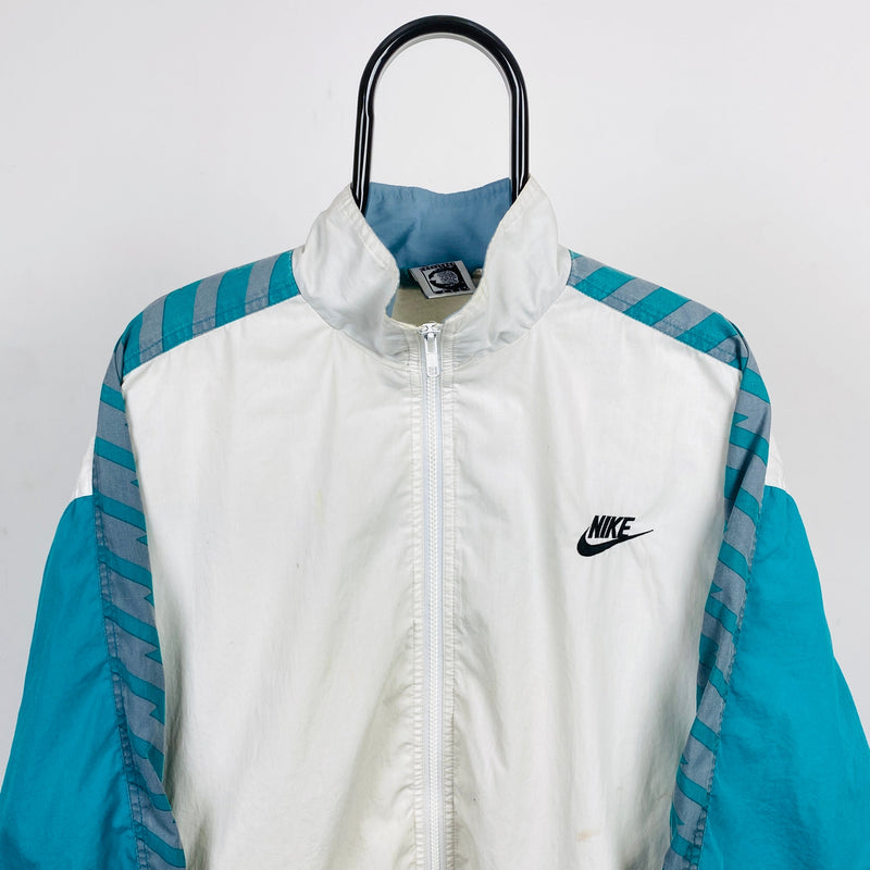 Vintage Nike Challenge Court Windbreaker Jacket White Large