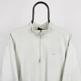 Vintage Nike 1/4 Zip Golf Sweatshirt Brown XL