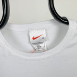 Vintage Nike Netherlands T-Shirt White Medium