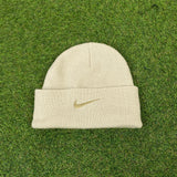 Vintage Nike Beanie Hat Brown