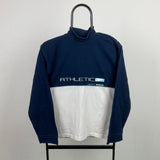 Retro Reebok Sidewinder Sweatshirt Blue Small