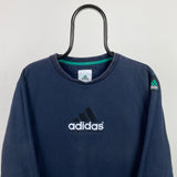 Vintage Adidas Equipment Sweatshirt Blue Small