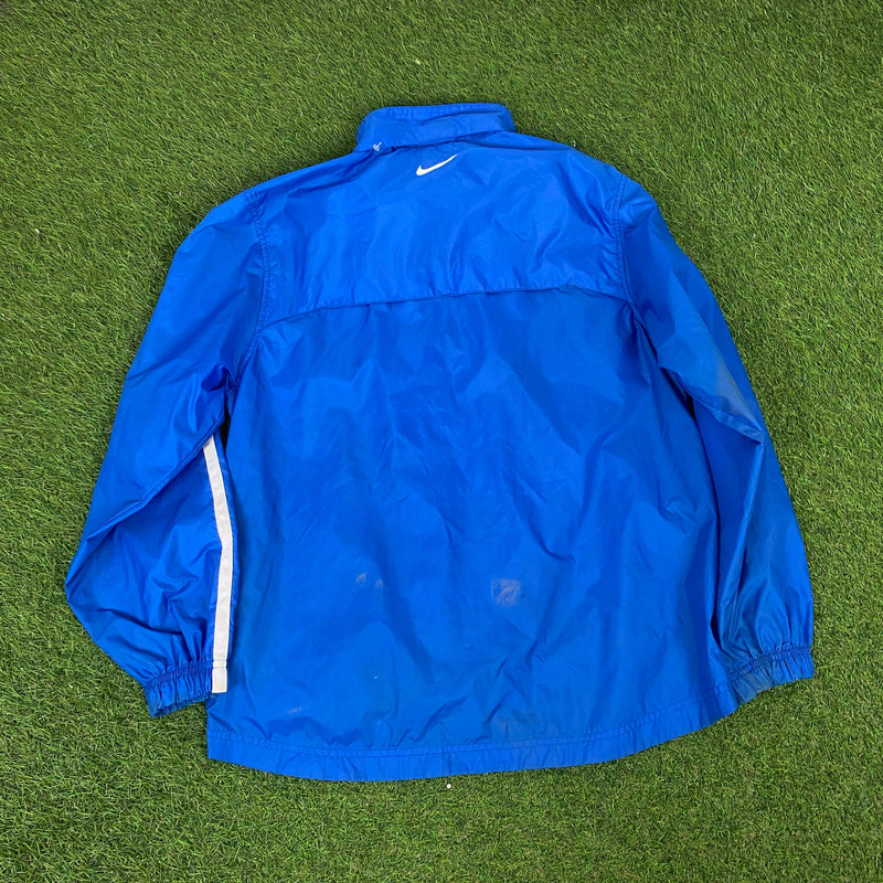 Vintage Nike Windbreaker Jacket + Joggers Set Blue XS