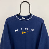 Vintage Nike Sweatshirt Blue XS