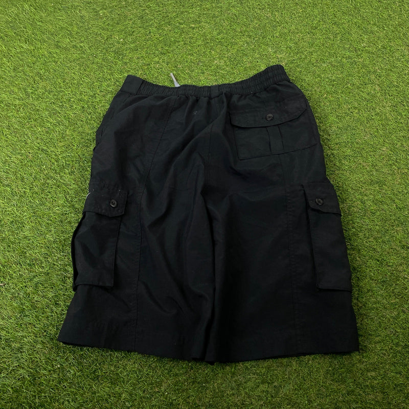 Vintage Nike Cargo Shorts Black XS