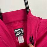 Vintage Nike Roll Neck Sweatshirt Pink Small