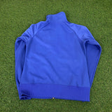 Vintage Nike Windbreaker Tracksuit Jacket + Joggers Set Blue Medium