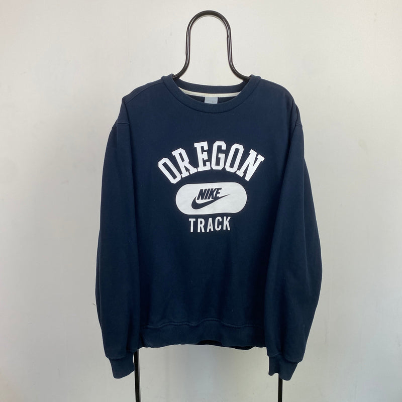 Vintage Nike Oregon Sweatshirt Blue XL