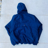 Vintage Nike Reversible Sidewinder Fleece Coat Jacket Blue Small