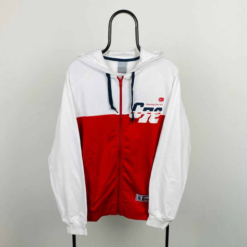 Vintage Nike Cortez Zip Hoodie White Medium