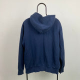 Vintage Nike Heavyweight Hoodie Blue XL