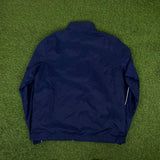 Vintage Nike Piping Windbreaker Jacket + Joggers Set Blue Large