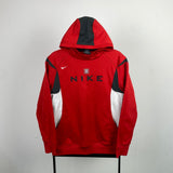 Vintage Nike Shox Hoodie Red Small