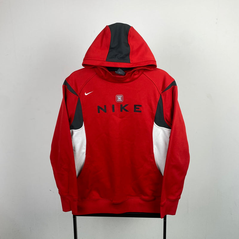 Vintage Nike Shox Hoodie Red Small