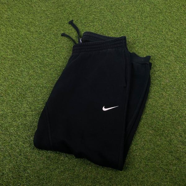 Vintage Nike Cotton Joggers Black Large