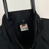 Vintage Nike Puffer Jacket Black Small